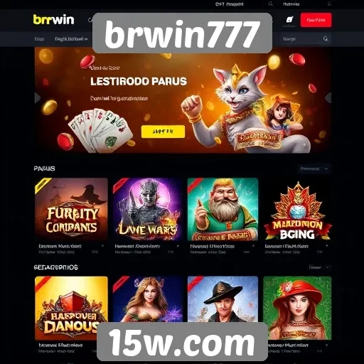 navegação intuitiva no site brwin777